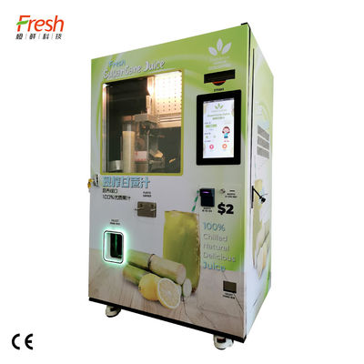 मिस्टर ऑरेंज गन्ना जूस वेंडिंग मशीन कस्टम 220V 800W 100 - 120 कप के लिए