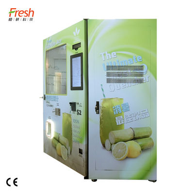 मिस्टर ऑरेंज गन्ना जूस वेंडिंग मशीन कस्टम 220V 800W 100 - 120 कप के लिए