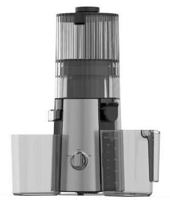 HJ102A ब्लैक स्लो मैस्टिकेटिंग जूसर - 135mm वाइड शूट, 200W मोटर, 1000ml जूस कप,