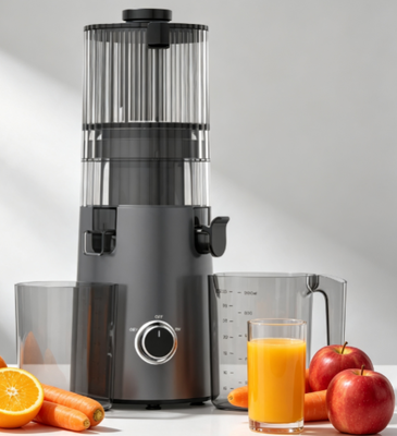 फ्रेश स्मार्ट HJ103 स्लो मैस्टिकेटिंग ज्यूसर — 135mm चौड़ी च्यूट, 200W मोटर, BPA-फ्री, आसान सफाई डिज़ाइन